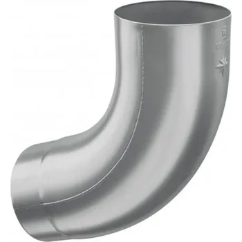 okap Koleno hliníkové světle šedé 100/72st.