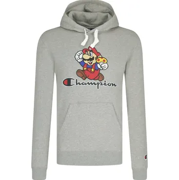 Pánská mikina Champion Mikina CHAMPION X SUPER MARIO BROS | Barva:šedý | Velikost:M