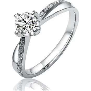 Prsten Stříbrný originální prsten Florence se Swarovski® Zirconia velikost obvod 64 mm SHZR302-obvod 64 mm