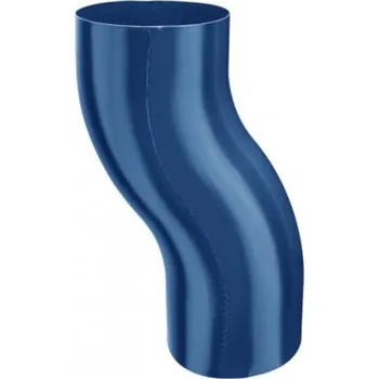 okap Koleno pozinkované modré 120 mm odskokové