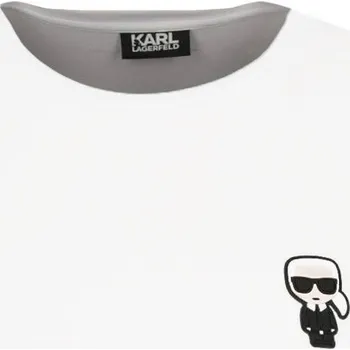 Pánské tričko Karl Lagerfeld Tričko s dlouhým rukávem | Barva:bílý | Velikost:L