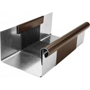 okap Žlab dilatační pozinkovaný hnědý r.š. 250 mm, délka 260 mm