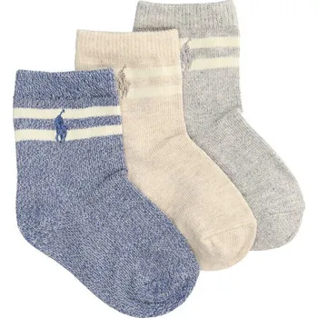 POLO RALPH LAUREN Ponožky 3-pack PEPPER | Barva:modrý | Velikost:18/24