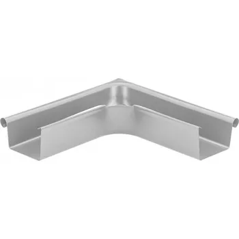 okap Roh pozinkovaný hranatý bílo hliníkový 250 mm vnější