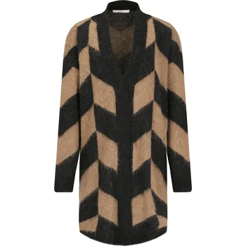 Dámský svetr boss Vlněný kardigan Fabulianna | Barva:bronzově hnědý | Velikost:M