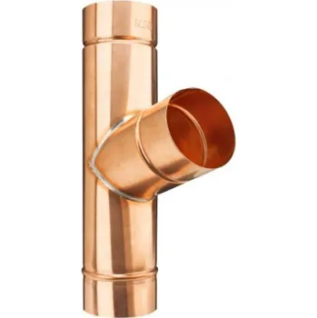 Střecha Odbočka svodu měděná 100/ 60 mm