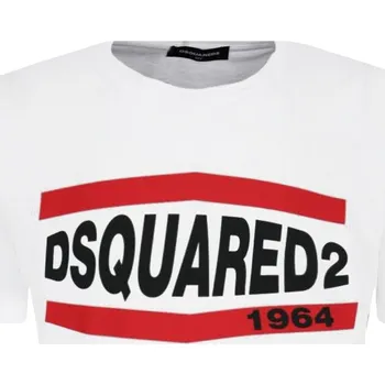 Pánské tričko Dsquared2 Tričko | Barva:bílý | Velikost:156