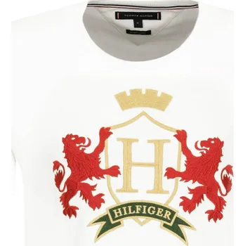 Pánské tričko Tommy Hilfiger Tričko icon family crest | Barva:bílý | Velikost:M