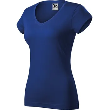 Dámské tričko Fit V-neck tričko dámské královská modrá XS