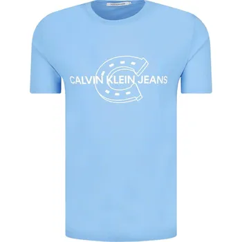 CALVIN KLEIN JEANS Tričko | Barva:světlo modrá | Velikost:M