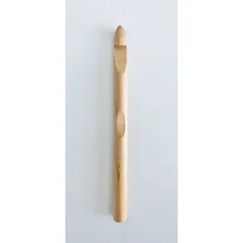 Háček na háčkování dřevěný 15mm (15mm)