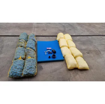 Jezírková filtrace Náplň s příslušenstvím pro výrobu hobby filtrace 1000 l z IBC nádrže