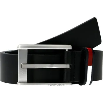 Opasek Tommy Jeans Kůžoný opasek | Barva:černý | Velikost:100