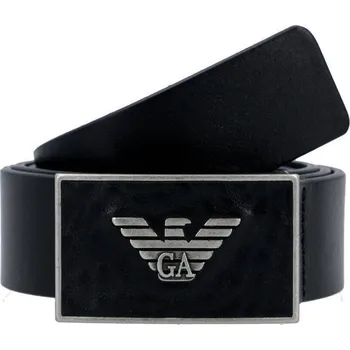 Módní doplněk Emporio Armani Kůžoný opasek | Barva:černý | Velikost:100