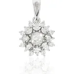 Zlatnictví Helios Zlatý přívěsek osázený diamanty