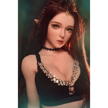 Silikonová panna Elsa-Babe Doll Elsababe sex-dolls Inoue Miu 150cm / Anime Platinum Silicone Sex Doll