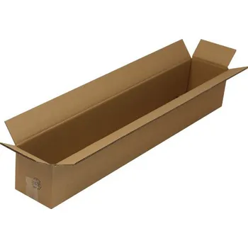 Karton Skládací krabice z vlnité lepenky, 2vrstvá, vnitřní rozměry 1000 x 150 x 150 mm, kvalita 2.30BC