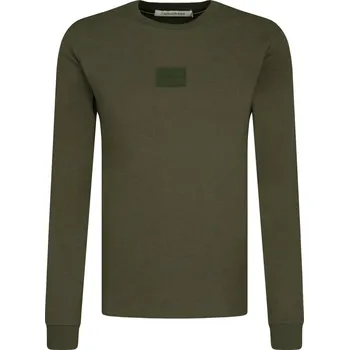 Pánské tričko CALVIN KLEIN JEANS Tričko s dlouhým rukávem | Barva:khaki | Velikost:XXL