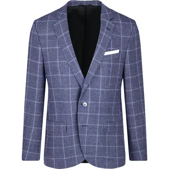 boss Vlněná sako Hutsons4 | Barva:modrý | Velikost:54