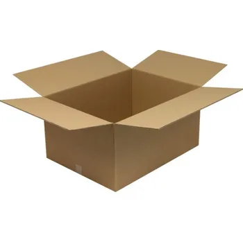 Karton Skládací krabice z vlnité lepenky, 2vrstvá, vnitřní rozměry 800 x 600 x 400 mm, kvalita 2.50BC