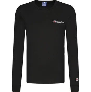 Pánské tričko Champion Tričko s dlouhým rukávem | Barva:černý | Velikost:L
