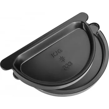 okap Čílko pozinkované černé 280 mm s gumou