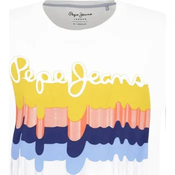 Pepe Jeans London Tričko LIAM | Barva:bílý | Velikost:M