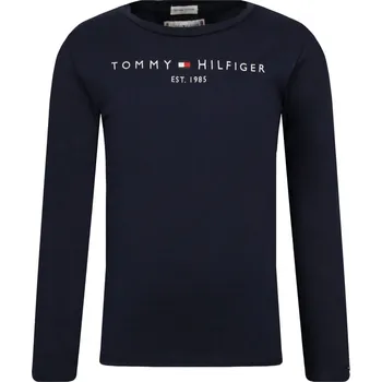 Pánské tričko Tommy Hilfiger Tričko s dlouhým rukávem ESSENTIAL | Barva:tmavě modrá | Velikost:116