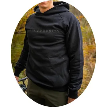 Pánská mikina Mikina KWO Hoodie Essential Black Velikost M