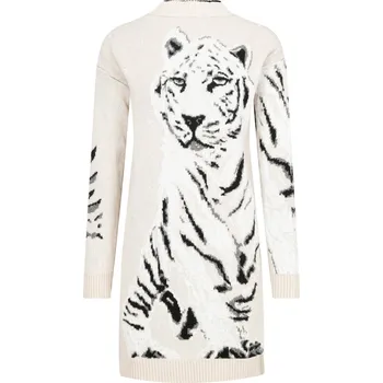 Dámské šaty My Twin Šaty TIGRE | Barva:béžový | Velikost:L