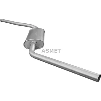 Tlumič výfuku Střední tlumič výfuku ASMET 04.089