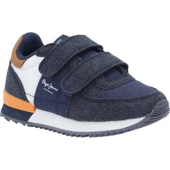 Pánské pantofle Pepe Jeans London Tenisky SYDNEY COMBI | Barva:tmavě modrá | Velikost:25