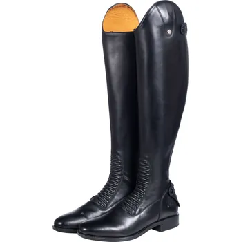 Jezdecká obuv HKM Boty jezdecké Killarney HKM, extra široké lýtko, pro dospělé, černé 38