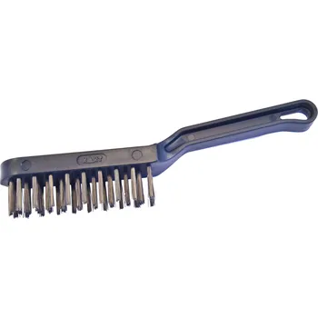 KART Kartáč ocelový čtyřřadý | 270 mm, plastová rukojeť