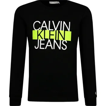 Pánská mikina CALVIN KLEIN JEANS Mikina INSTITUTIONAL | Barva:černý | Velikost:140