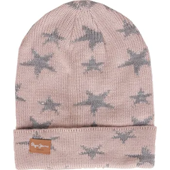 Čepice Pepe Jeans London Čepice Rean | Barva:pudrově růžový | Velikost:S