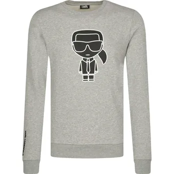 Pánská mikina Karl Lagerfeld Mikina | Barva:popelavě šedý | Velikost:S