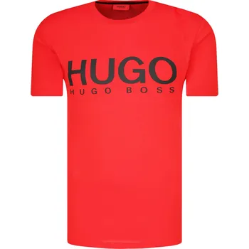 HUGO Tričko Dolive204 | Barva:červený | Velikost:L