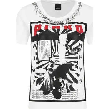 Dámské tričko Pinko Tričko ORA | Barva:bílý | Velikost:L