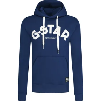 Pánská mikina G- Star Raw Mikina Varsity | Barva:tmavě modrá | Velikost:XXL