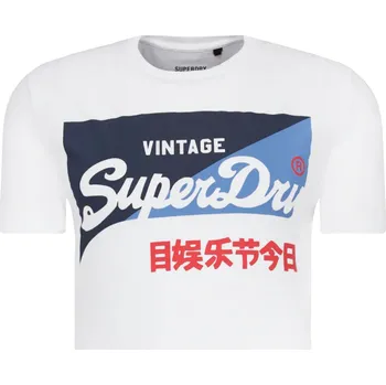 Pánské tričko Superdry Tričko PRIMARY | Barva:bílý | Velikost:S