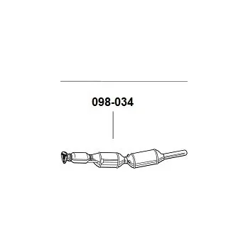 Filtr pevných částic filtr pevných částic Bosal 095-902