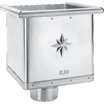 Střecha Kotlík pozinkovaný sběrný kubický excentrický 120 mm