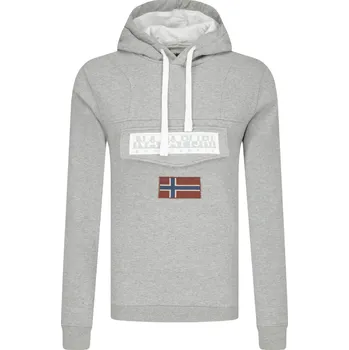 Pánská mikina Napapijri Mikina BURGEE WIN | Barva:šedý | Velikost:M