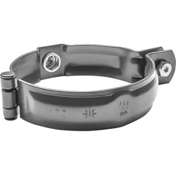 okap Objímka hliníková antracit 120 mm bez hrotu, s metrickým závitem M10