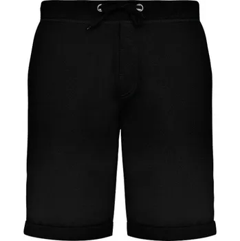 Pánská móda ROLY Šortky Spiro s elastickým pasem a šnůrkou, pánské E0449-02-XXL 2XL Černá
