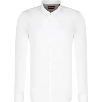 Pánská košile HUGO Košile Enin | Barva:bílý | Velikost:39