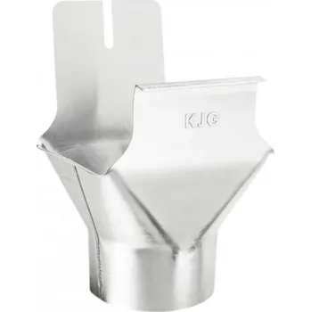 okap Kotlík titanzinkový hranatý 400/120 mm na kulatý svod