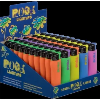 Zapalovač Kost Piezoelektrický zapalovač Rock Flowers 1 ks