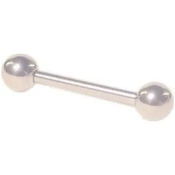 Piercing Titanový piercing rovný Barbell - 10ks :: 1,2 x 6 x 3 mm